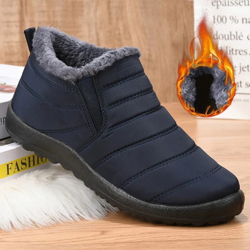 Boots Men Snow Outdoor Mens Shoes Army Men's Winter Boots Hiking Ankle Boots Waterproof Men Shoes Work Shoes Footwear